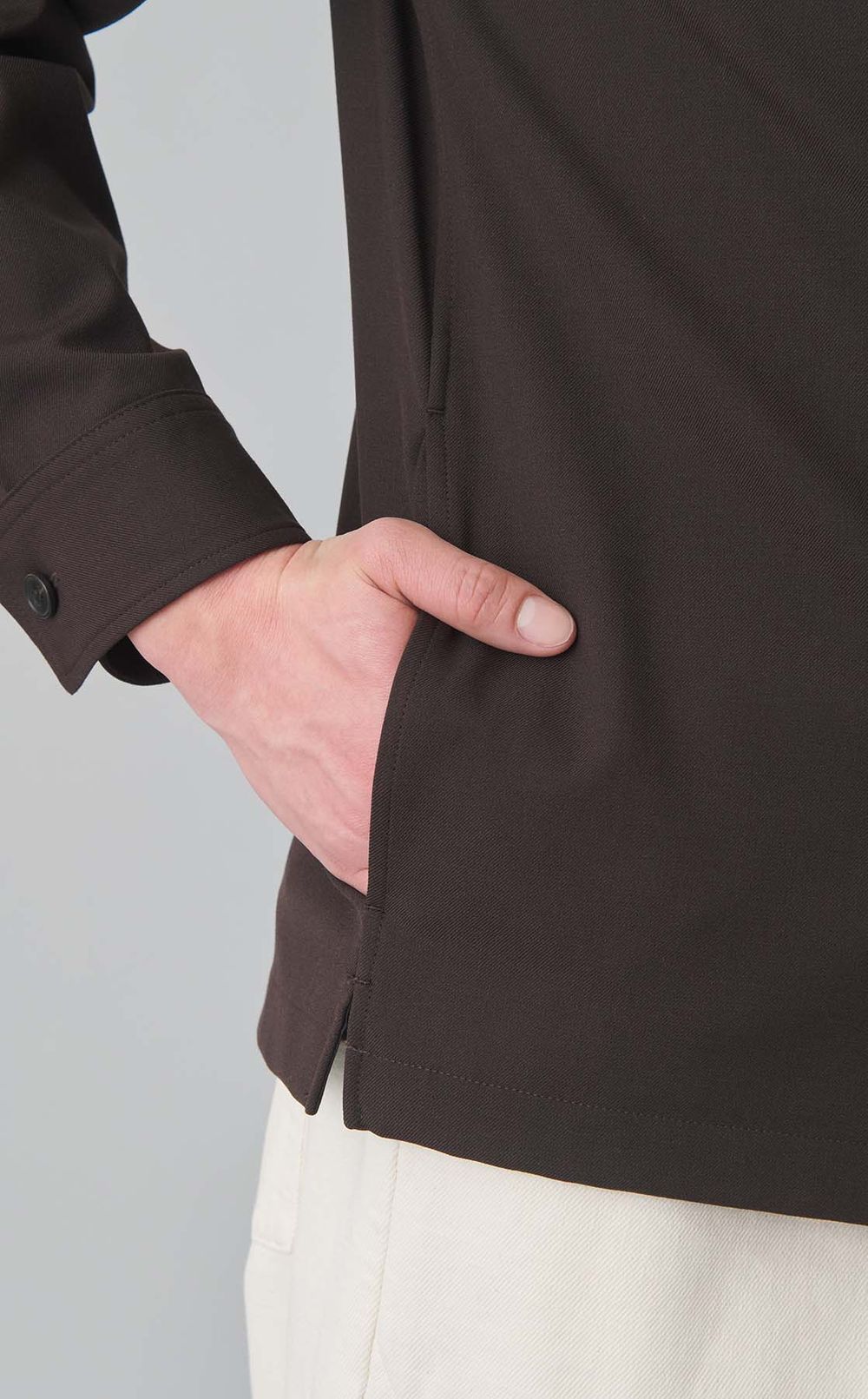 ボンドウールシャツジャケット