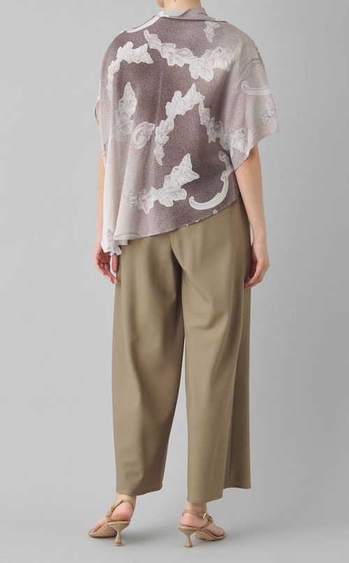 バロックプリントブラウス