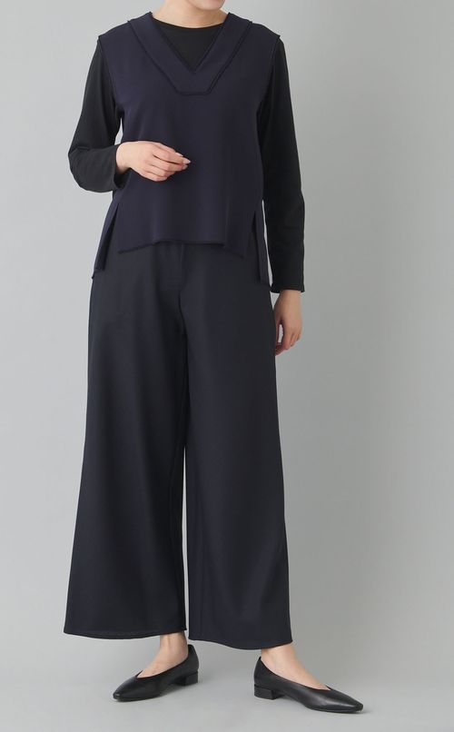 ダブルクロスVネックベスト