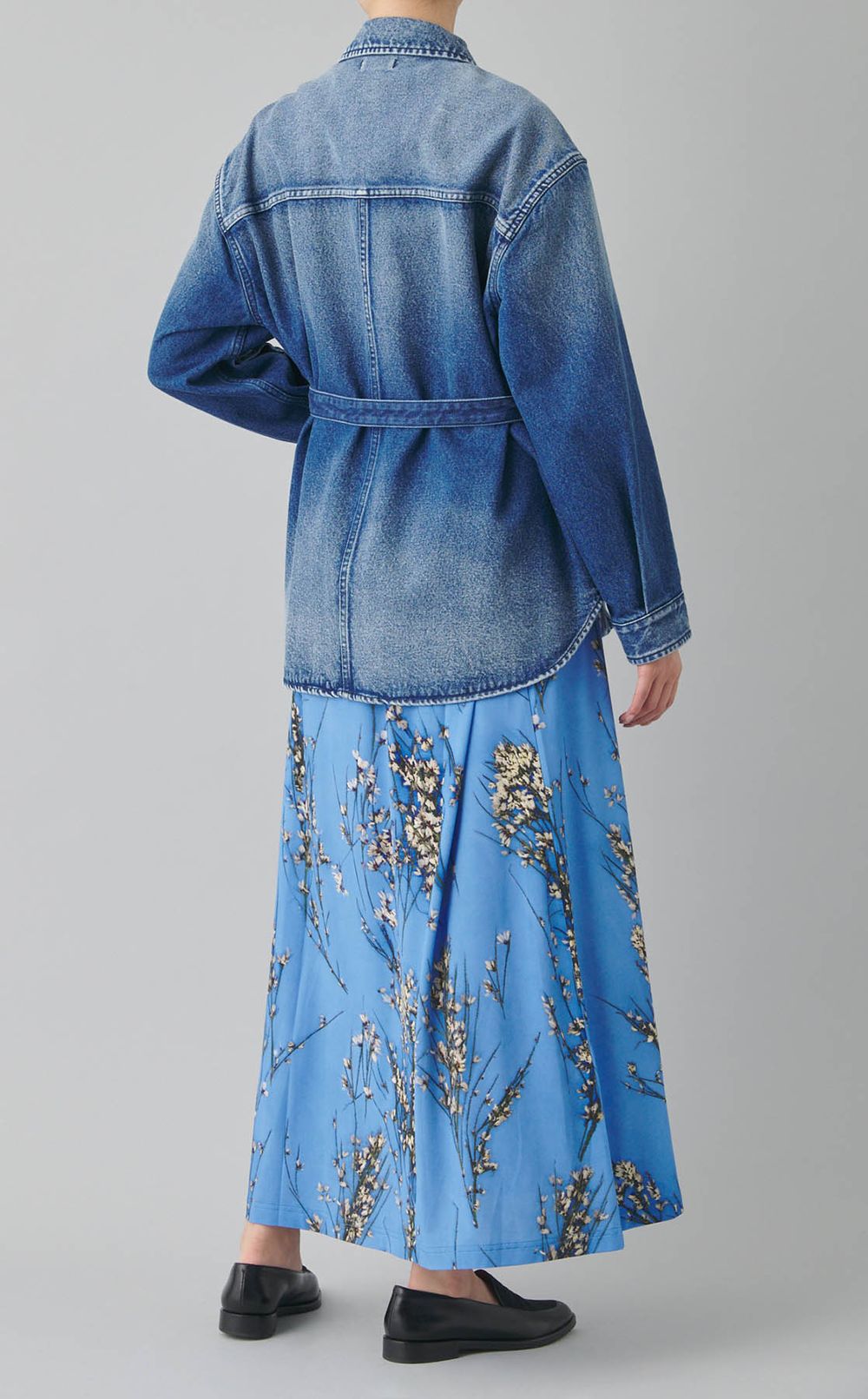 オープンスリーブデニムジャケット