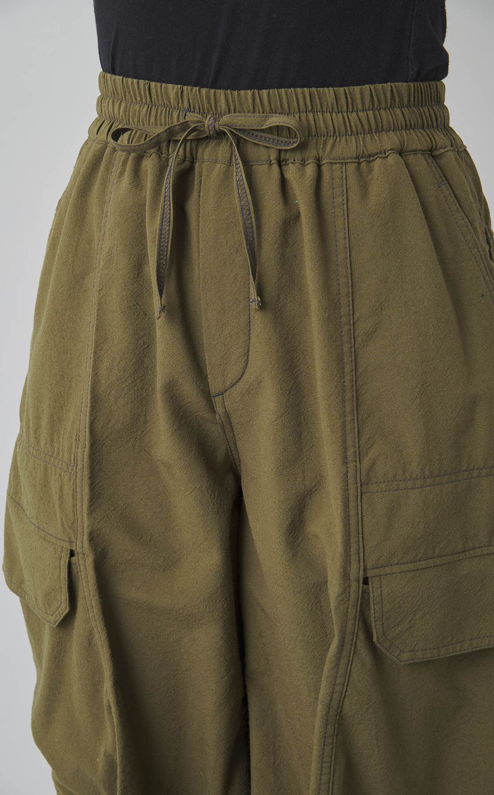 ウールトロイージーワイドパンツ