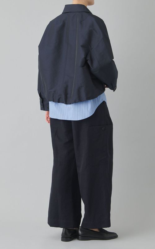 メモリーウェザー タックヘムブルゾン