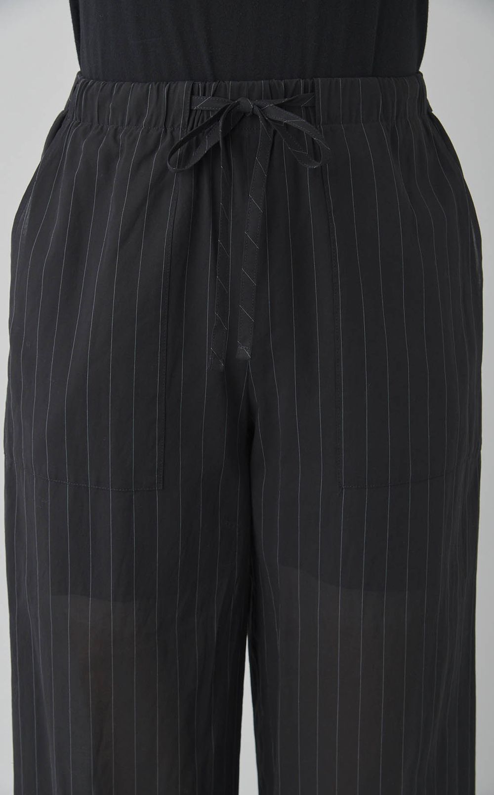 ボイルコットン ワイドイージーパンツ