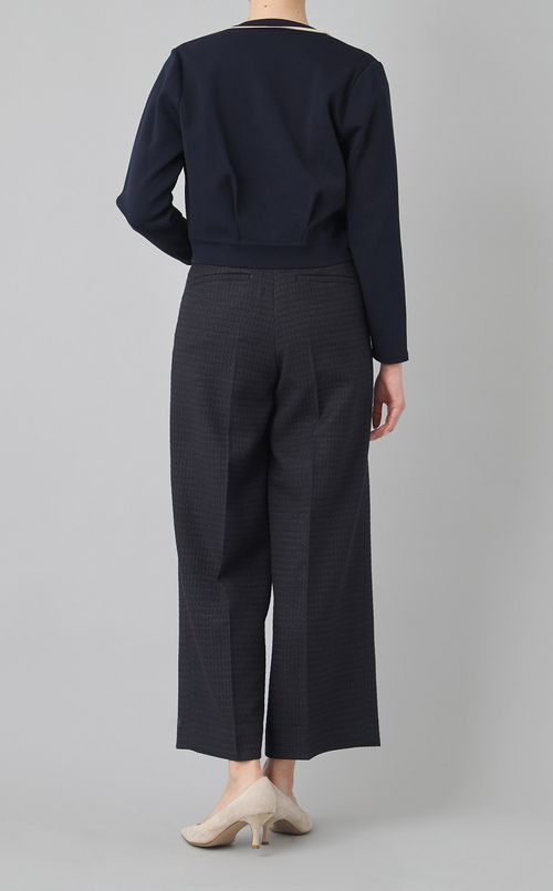 ミラノリブノーカラージャケット