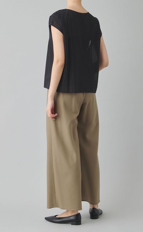 ボイルコットンドロップショルダートップス