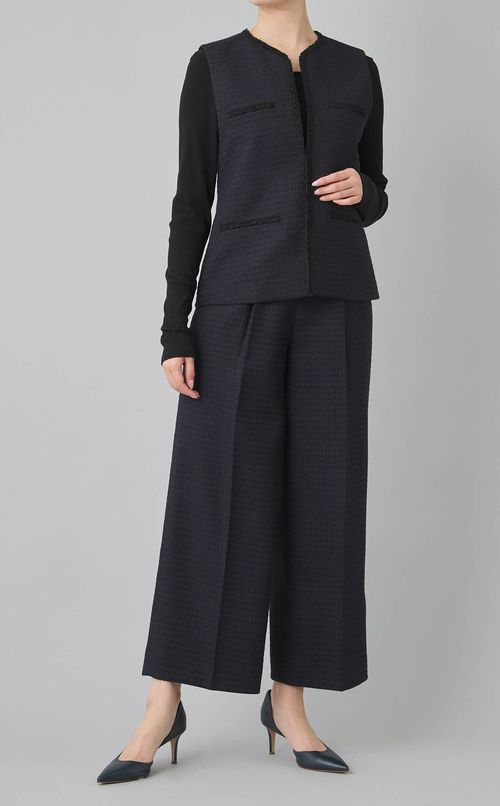 ファンシーツイードサスペンダーパンツ