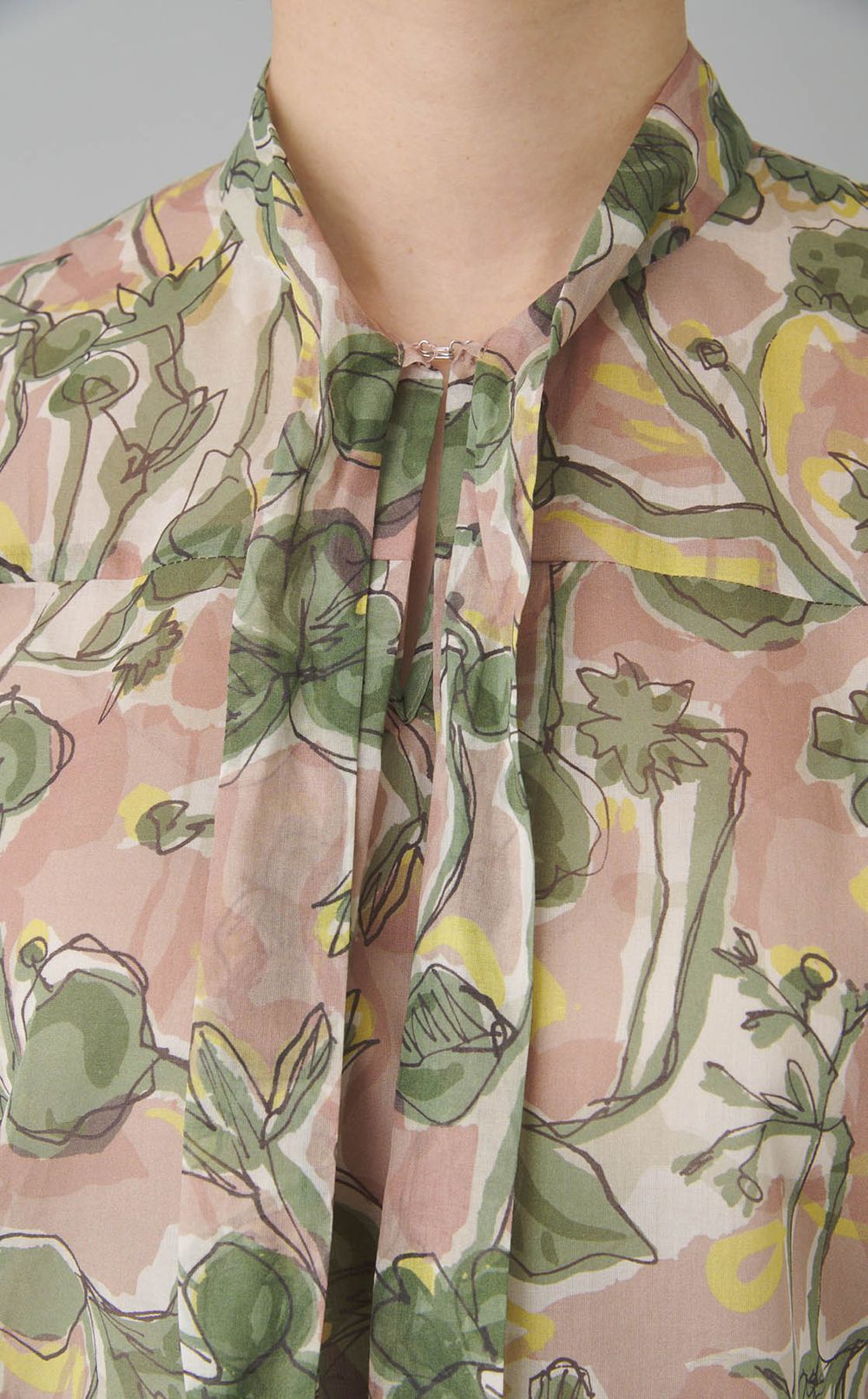 2wayボウタイブラウス