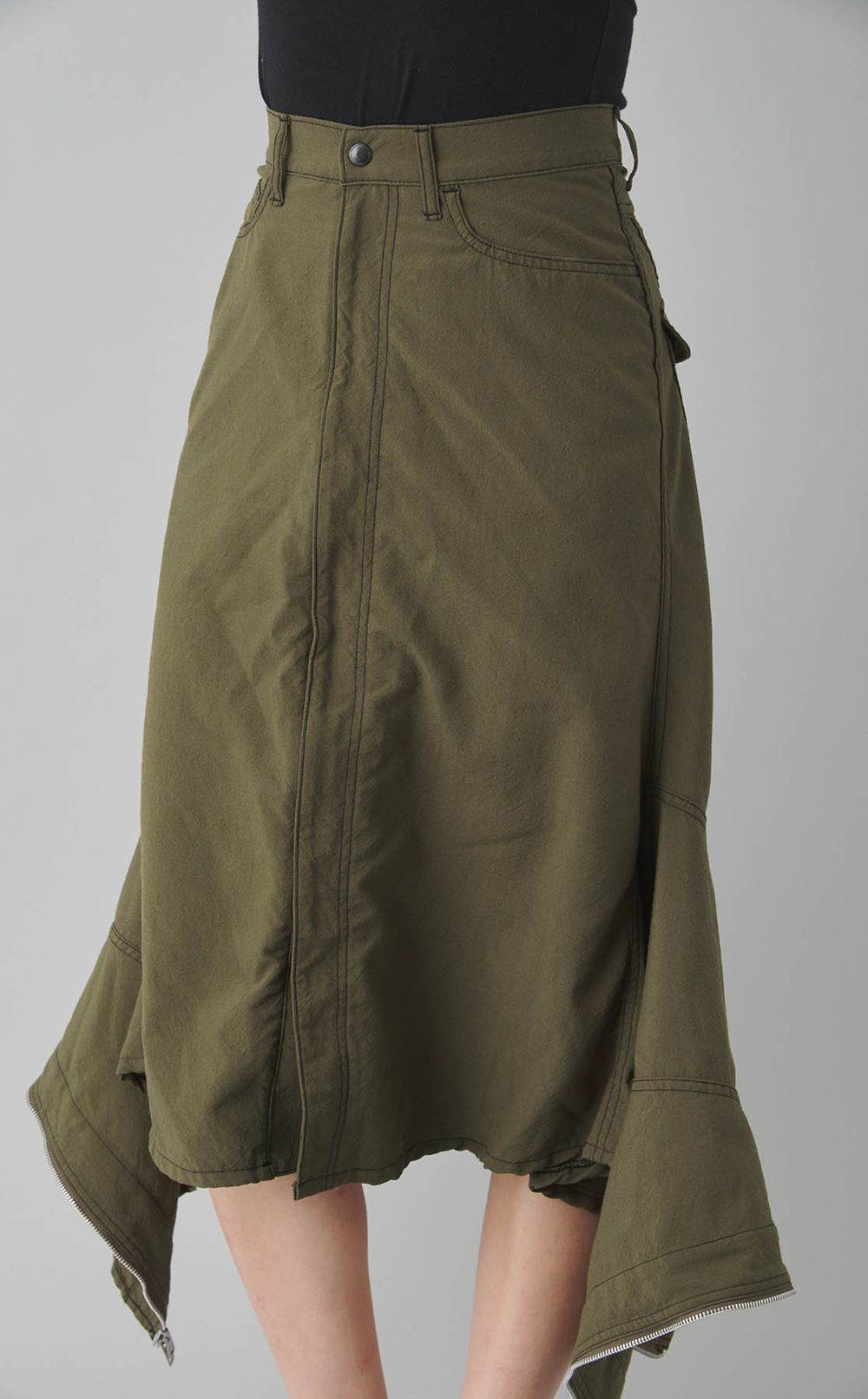 ウールトロダブルエンドスカート