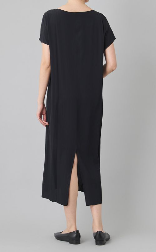 レーヨンポプリンマキシワンピース