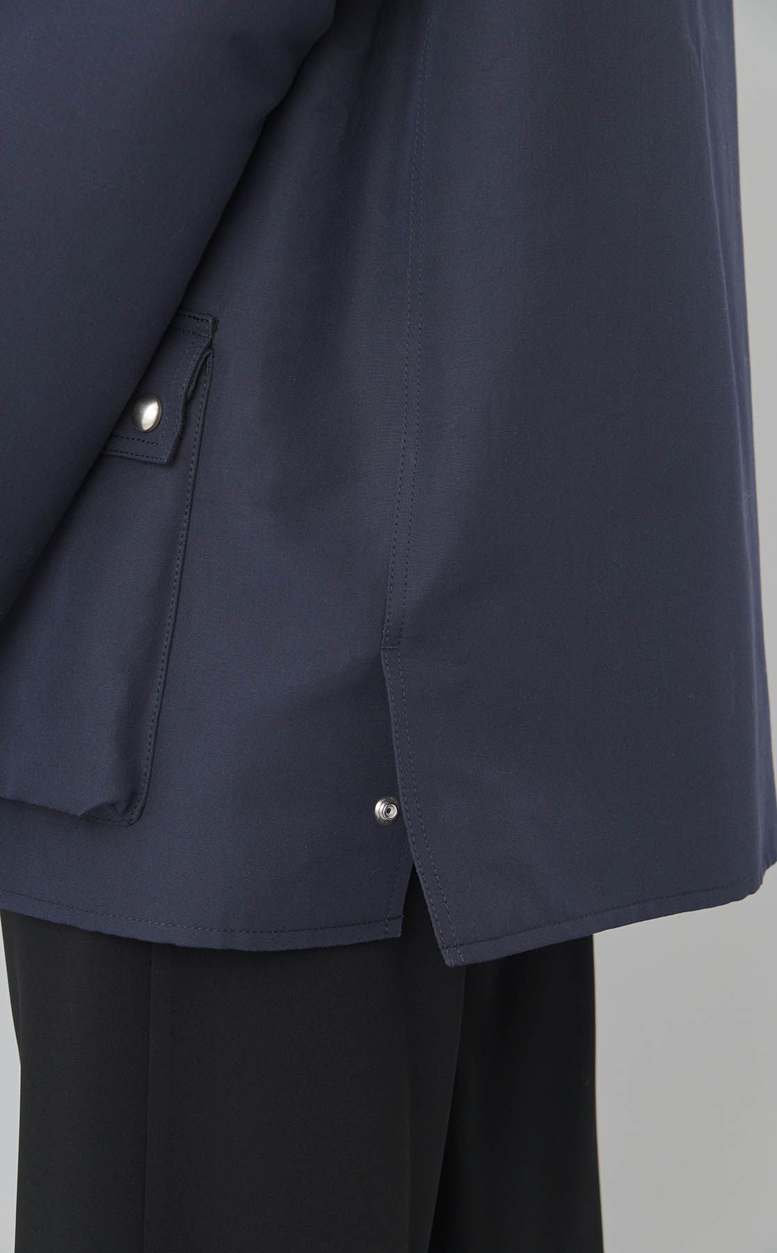 GALERIE VIE｜ダブルクロスステンカラーショートコート