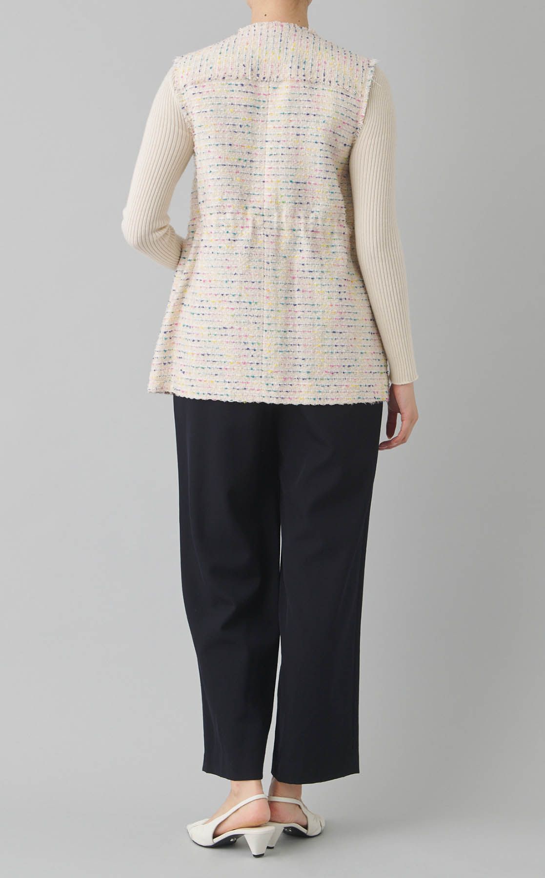 Ballsey｜カラフルツイードポケットジレ