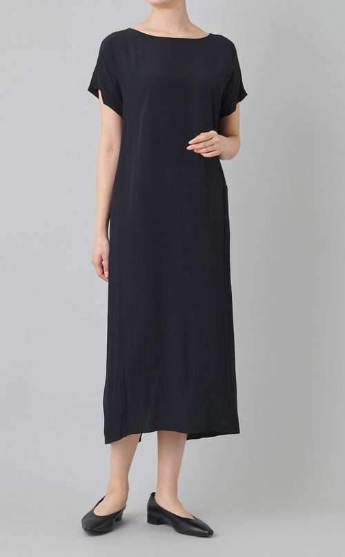 レーヨンポプリンマキシワンピース