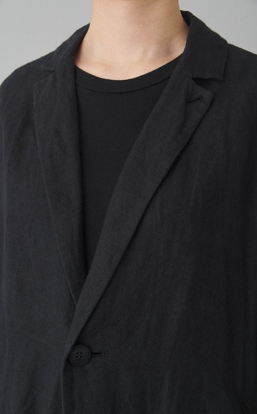 ブラッシュドリネンジャケット