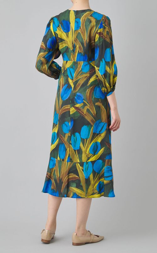 チューリッププリントワンピース