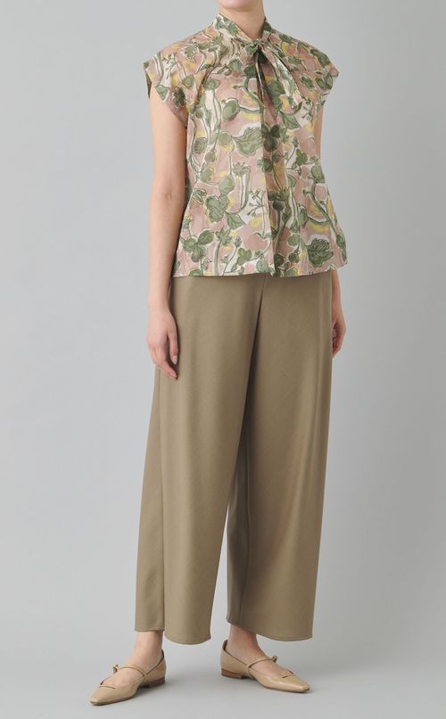 2wayボウタイブラウス