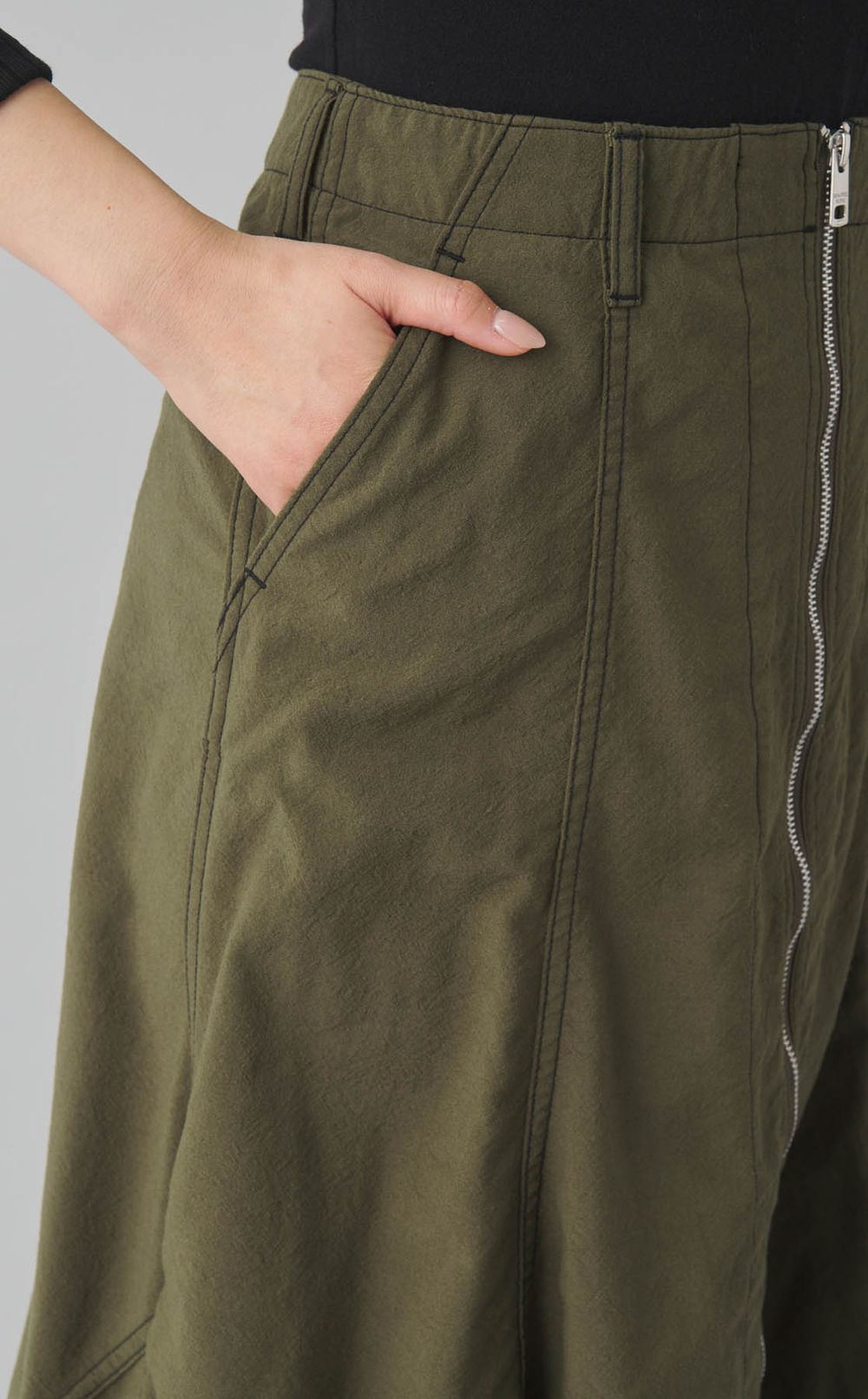 ウールトロダブルエンドスカート