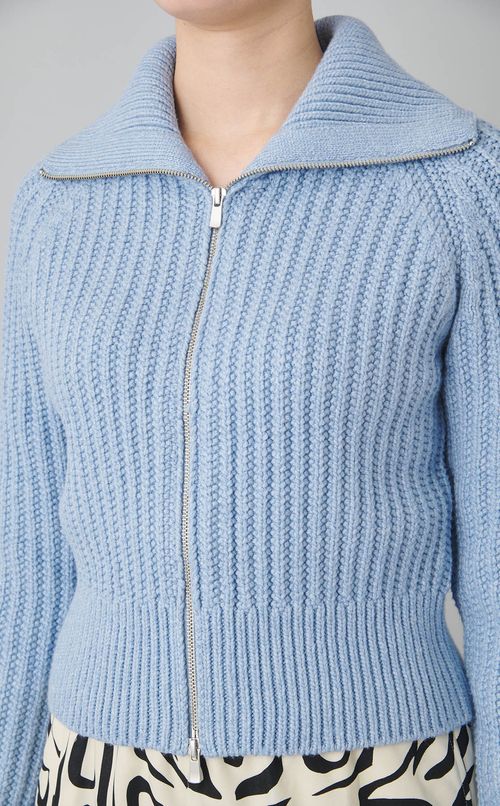 ハイブリットコットン ジップブルゾン