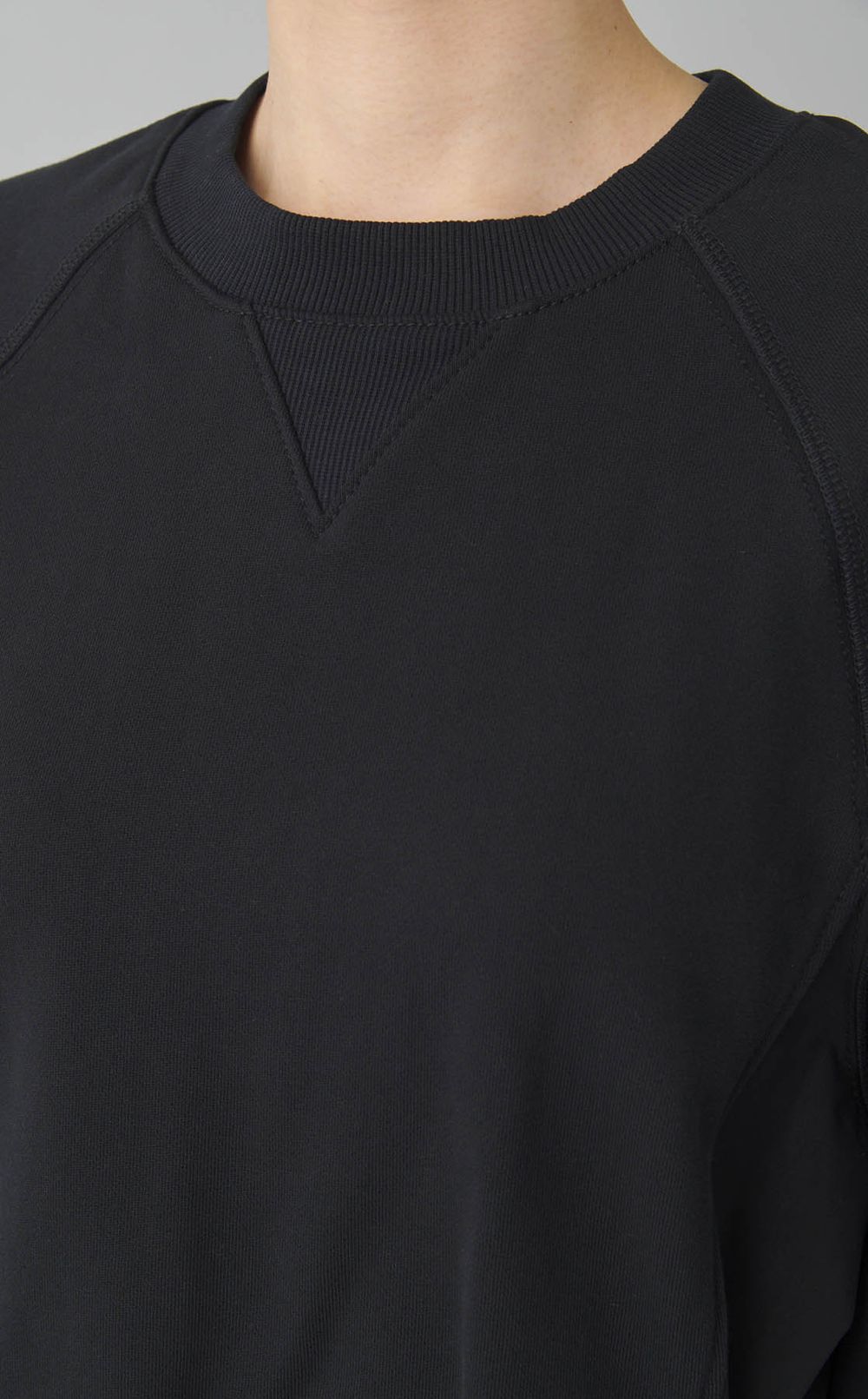 ランタンスリーブコンビワンピース