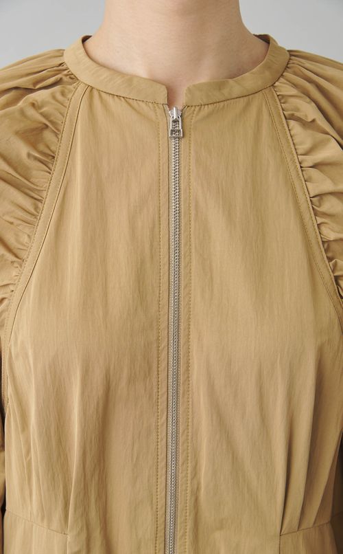 センタージップフレアワンピース