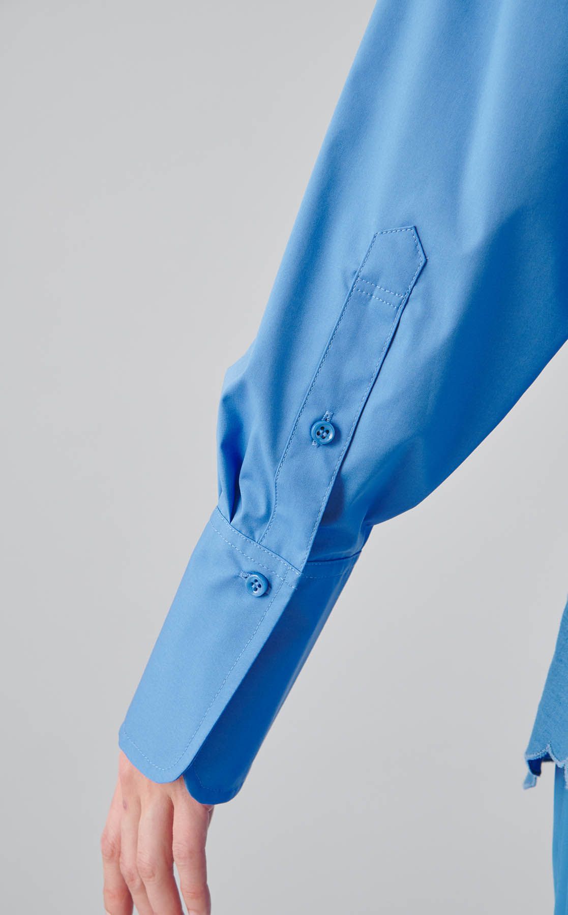 MUVEIL｜トリレースシャツワンピース