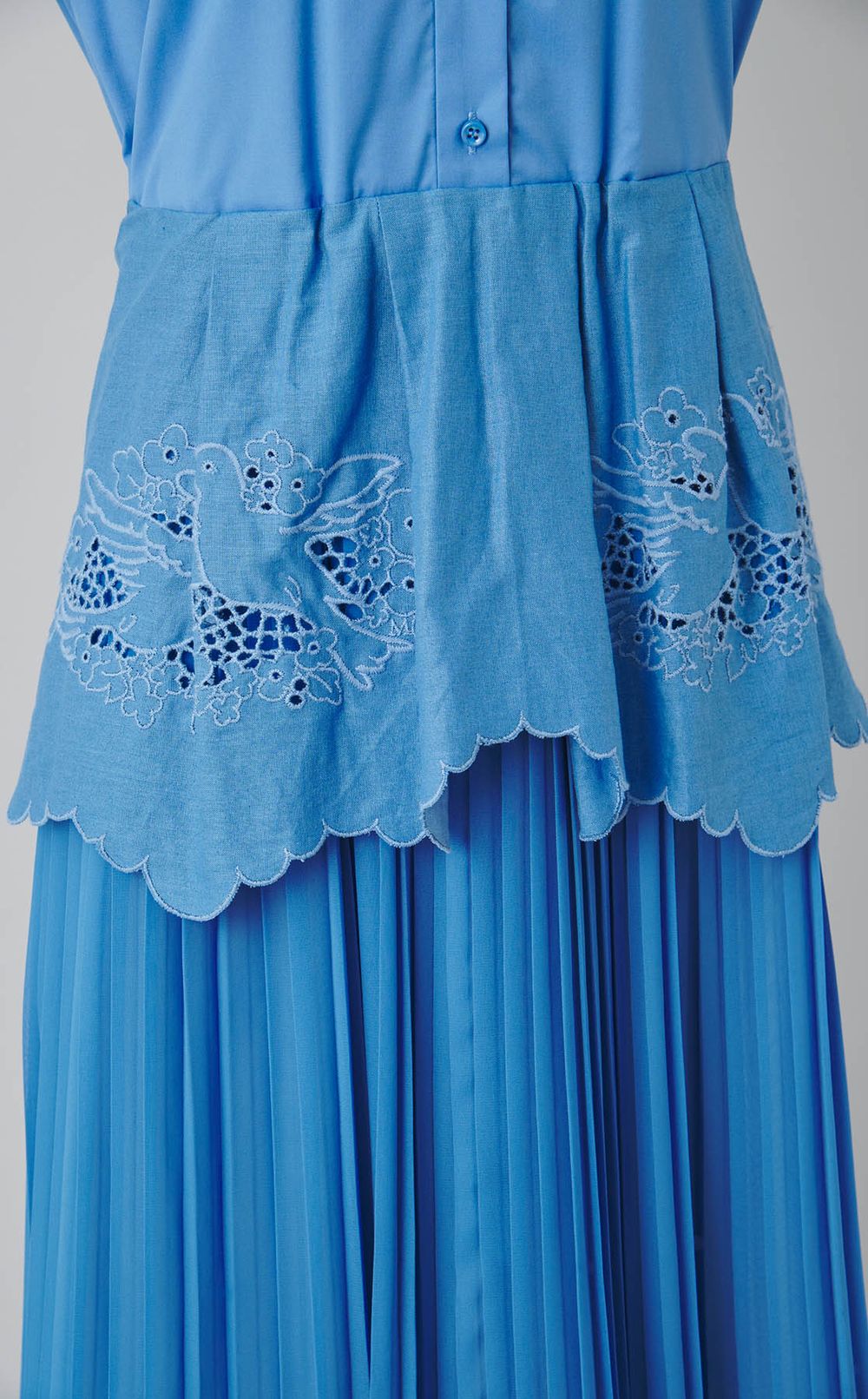 トリレースシャツワンピース