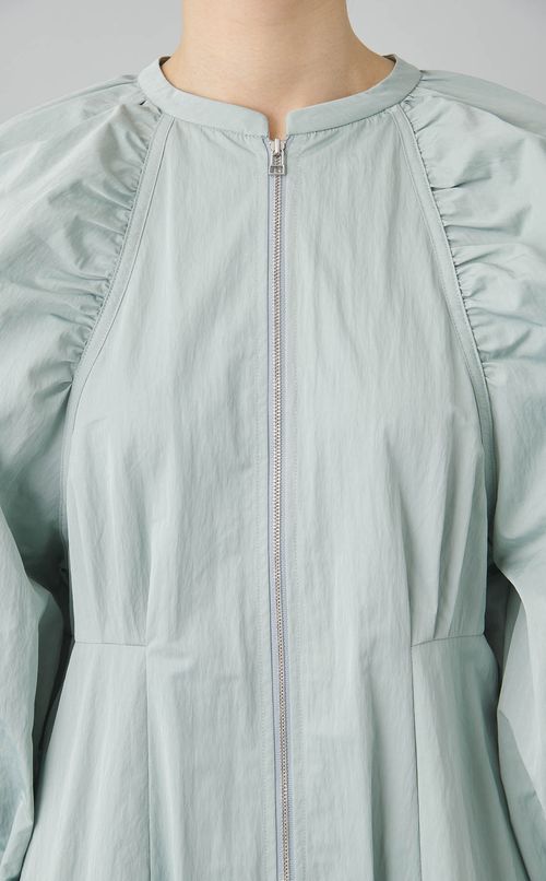 センタージップフレアワンピース