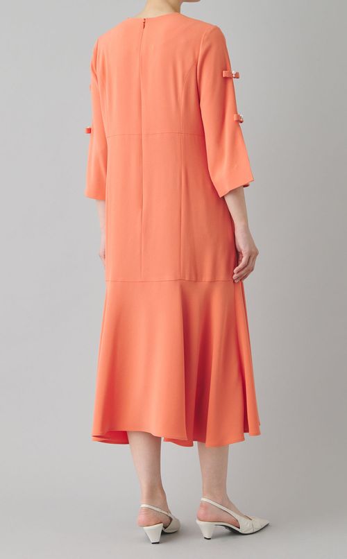 パールリボンスリーブワンピース