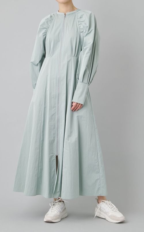 センタージップフレアワンピース