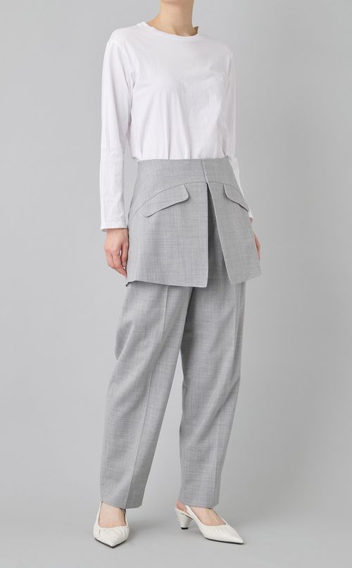 スーツレイヤードパンツ