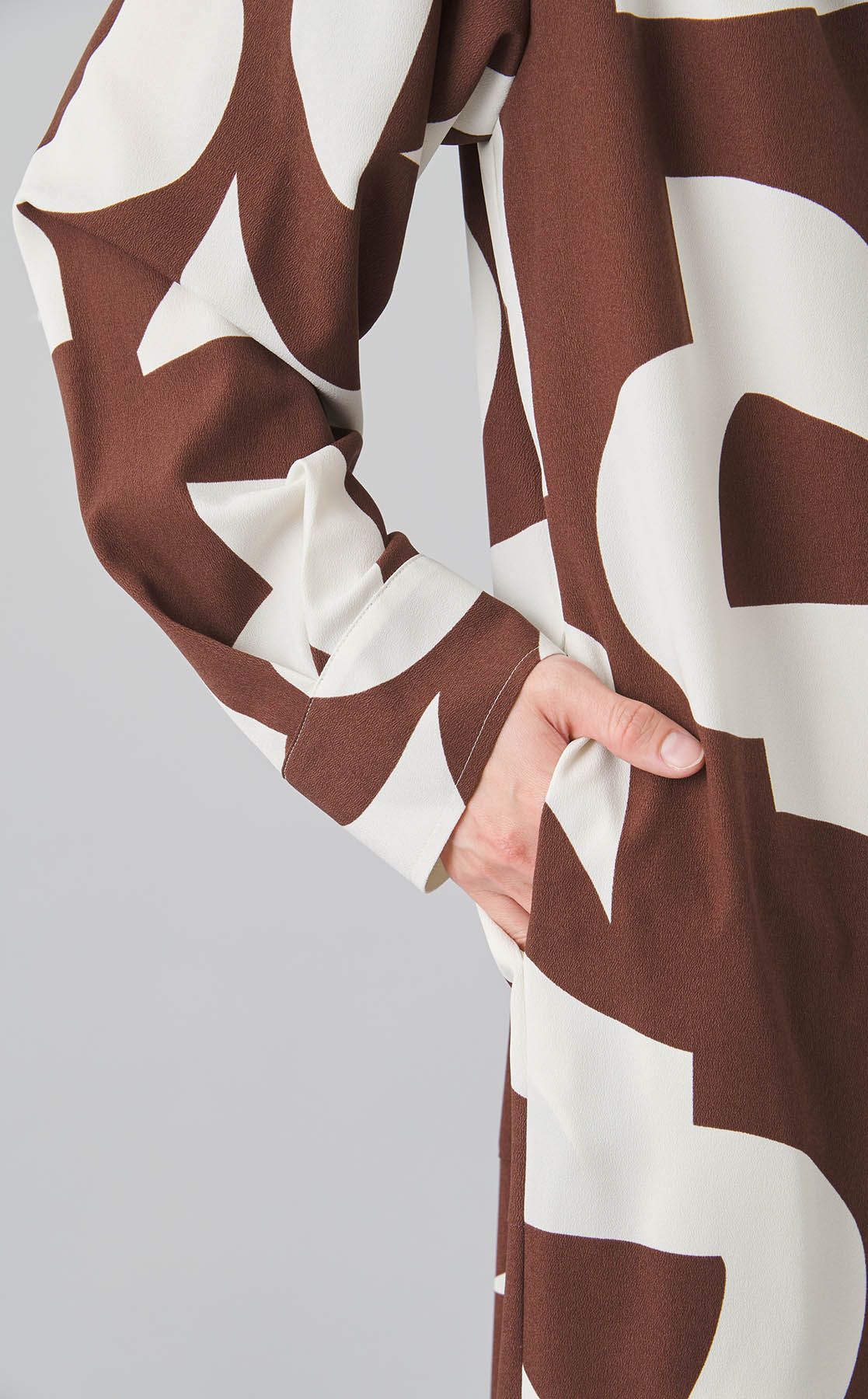 MACPHEE｜ジオメトリープリント ロングワンピース