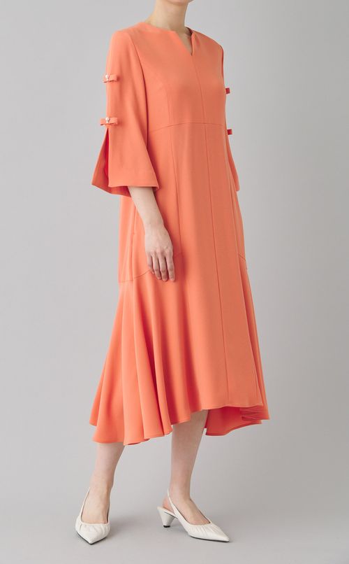 パールリボンスリーブワンピース