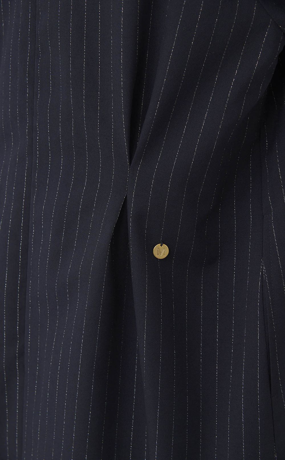 ラメストライプフレアスリーブワンピース