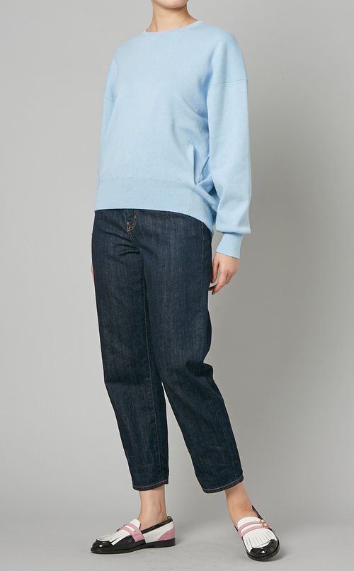 コットンストレッチプルオーバー