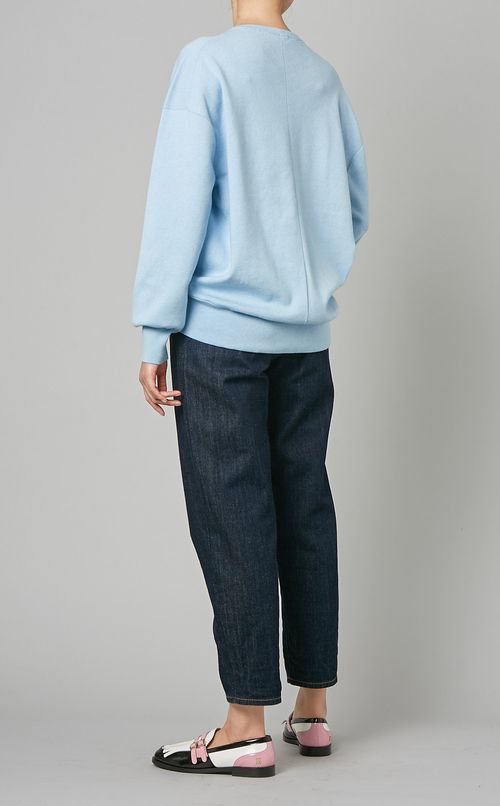 コットンストレッチプルオーバー