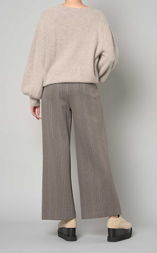 ウールシルクニットプルオーバー