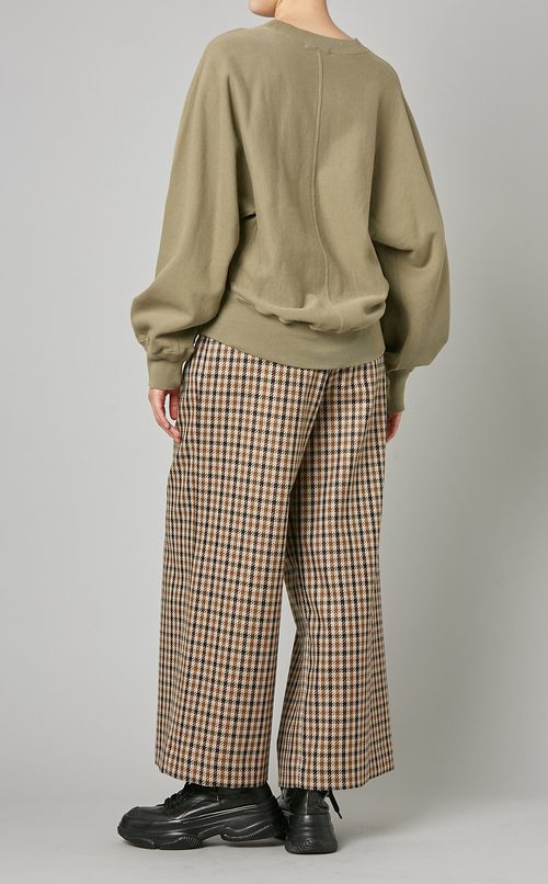 クルーネックドルマンスリーブスウェット