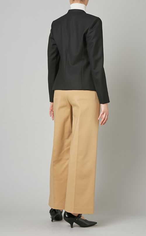 ノーカラーショートジャケット