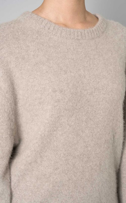 ウールシルクニットプルオーバー