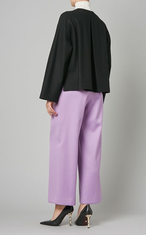 ノーカラーサーキュラジャケット