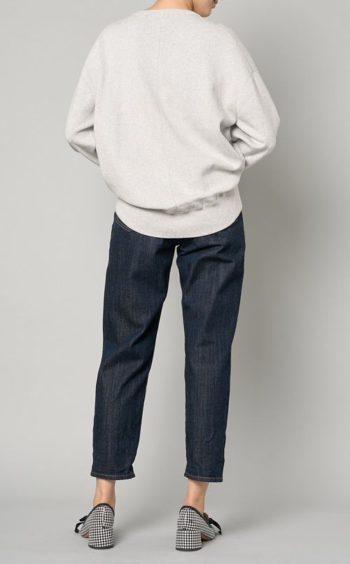 コットンストレッチプルオーバー