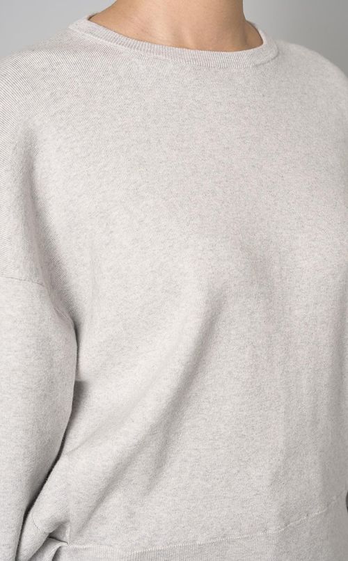 コットンストレッチプルオーバー