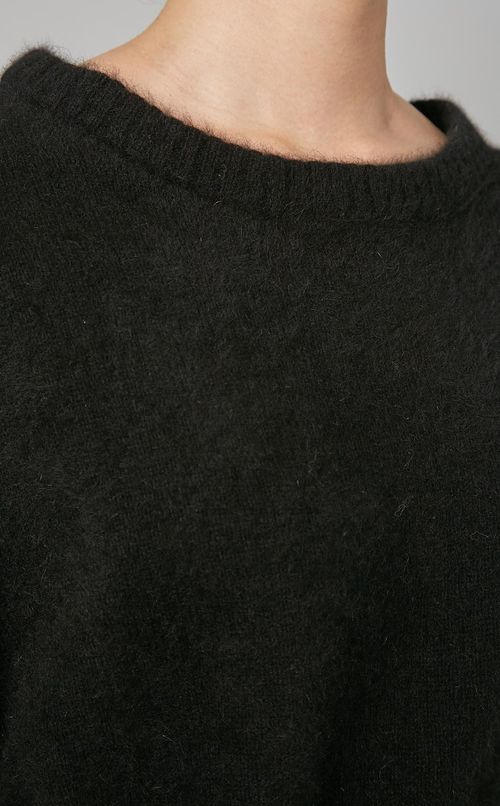 ウールシルクニットプルオーバー