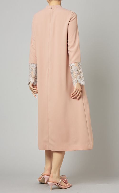 ハイネックレースワンピース