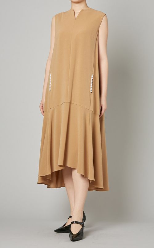 パール付フリルワンピース