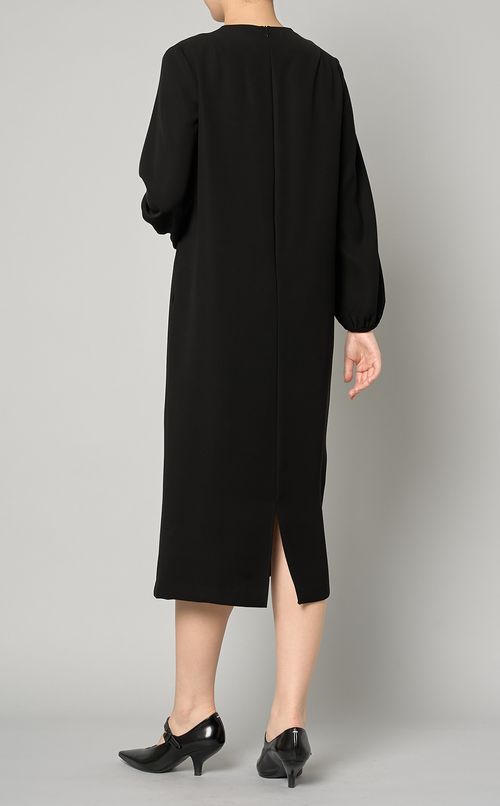 パール付コクーンワンピース