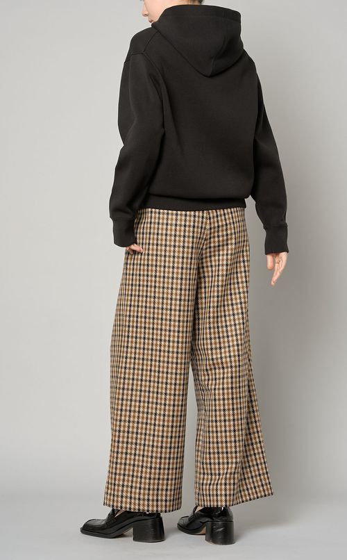 ミラノリブコットンニットパーカー