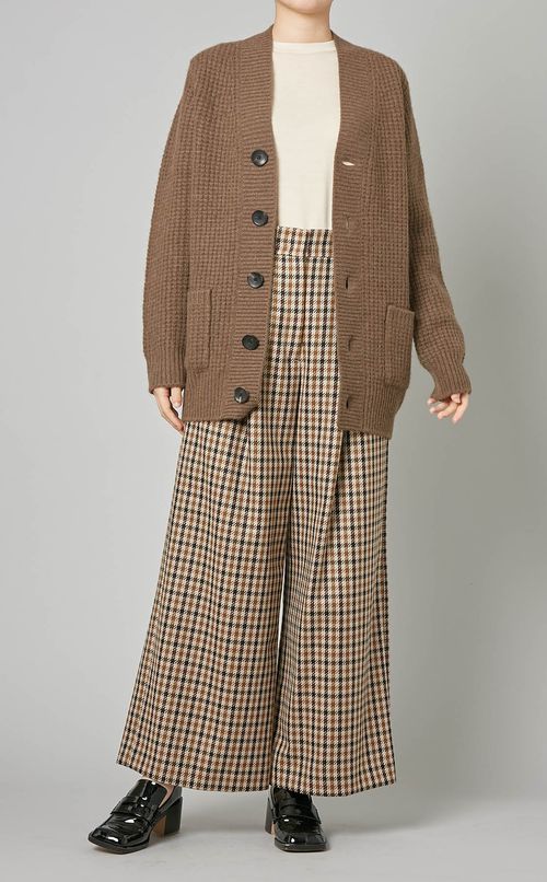 ヤクニットロングカーディガン