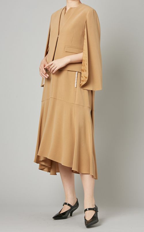 パール付フリルワンピース