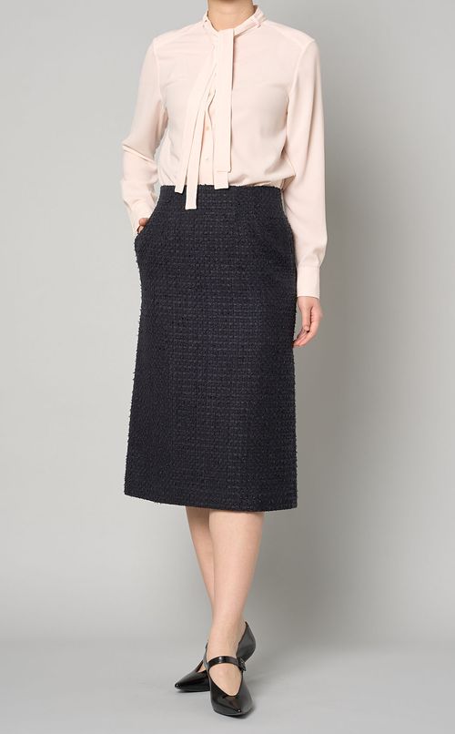 ツイードタイトスカート
