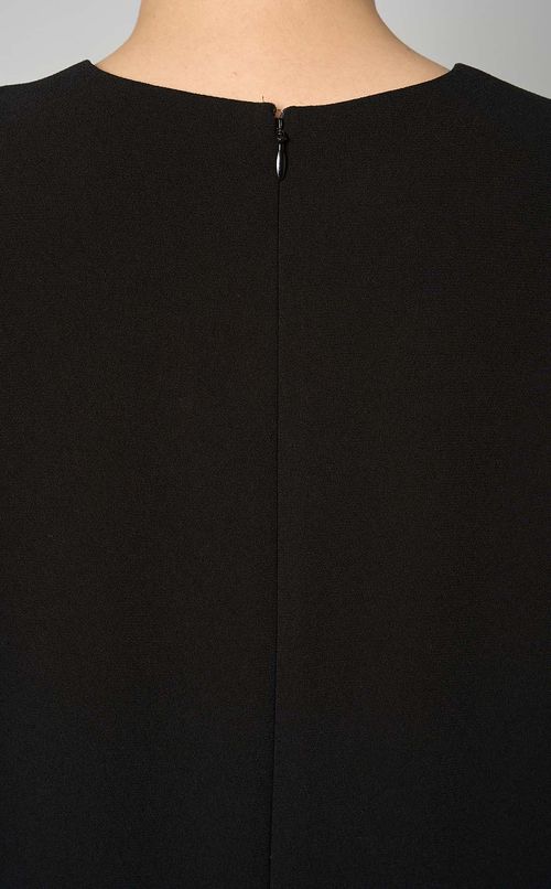 袖パールフレアワンピース